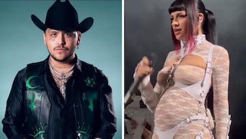 The Argentinian rapper and singer confirmed her pregnancy in concert