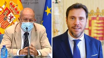 El vicepresidente de Castilla y León, Francisco Igea, y el alcalde de Valladolid, Óscar Puente.