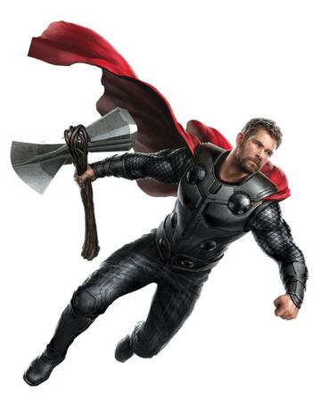 Thor | Tras su llegada por todo lo alto a Wakanda armado con su nueva hacha Stormbreaker y un ojo recién estrenado, Thor regresa con su nueva apariencia listo para combatir cualquier amenaza cósmica.