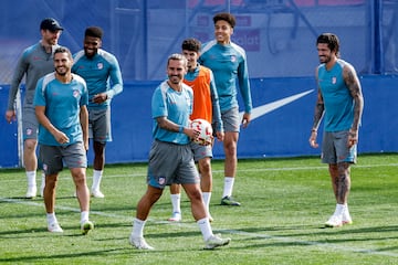 Gran ambiente durante el entrenamiento. 