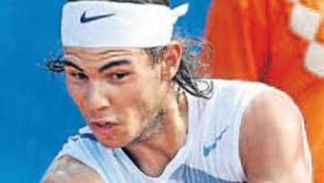 <b>A PASO DE CARGA. </b>Ni la rodilla ni Feliciano pudieron con Rafa.