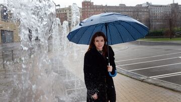 Irati Olabarri, en las cascadas del Guggenheim