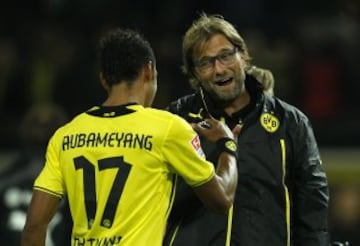 El goleador y figura del Borussia Dortmund ya fue pedido por Jügen Klopp para reforzar el Liverpool. Sin embargo, no solo los 'reds' están detrás del gabonés: Manchester City y Manchester United también quieren contar con él en este mercado de invierno.