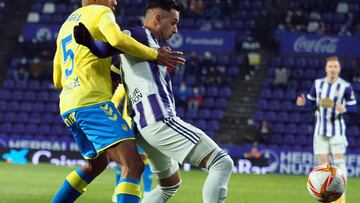 VALLADOLID. 15/12/21. PHOTOGENIC. PARTIDO DE COPA DEL REY ENTRE EL REAL VALLADOLID Y LA UD LAS PALMAS, SERGIO LEON