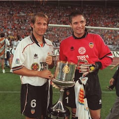 La sexta Copa del Rey del Valencia cumple hoy 20 años
