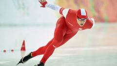 El polaco Zbigniew Brodka durante la prueba de 1.500 metros en Sochi, en la que result&oacute; vencedor. 