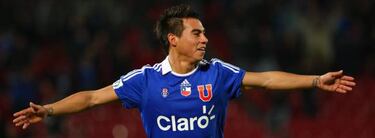 Eduardo Vargas inauguró su notable Sudamericana contra Fénix
