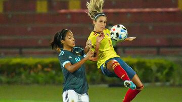 Partido amistoso entre la Selección Colombia Femenina y Argentina.