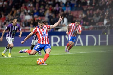 14/04/25  
PARTIDO DE PRIMERA DIVISION
ATLETICO DE MADRID - REAL VALLADOLID
GOL 3-2