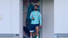 Isco, en un entrenamiento.