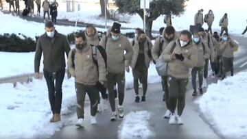 El Atlético de Madrid se concentra antes de recibir al Sevilla