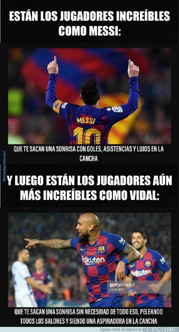 Messi protagonista de los memes del FC Barcelona