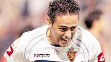 <b>EN LA PUNTA. </b>Sergio García será la referencia en ataque del Zaragoza en el Rico Pérez de Alicante.