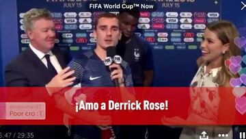 Antoine Griezmann: "¡Amo a Derrick Rose!"