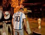 ¡Imperdible! El festejo de la premiación de la Copa del Mundo, recreado por una familia en Navidad