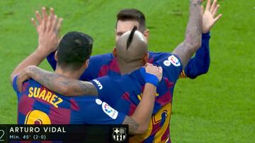 El sensacional gol de Vidal que hizo rendir a la prensa española