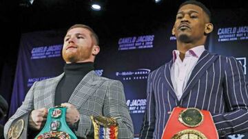 Previo a cada pelea el CMB obliga a todos los peladores a realizarse pruebas antidopaje para tener una contienda limpia. Canelo y Jacobs cumplieron con la primer prueba.