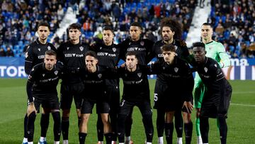 Once del Almería en Leganés-