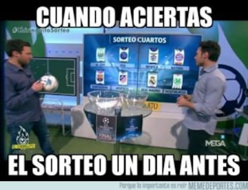 Los memes más divertidos del sorteo de la UEFA Champions League