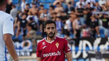 Moyita, en el choque de pretemporada ante el Hércules CF.