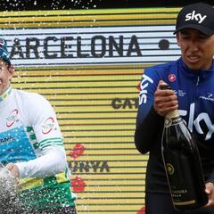 Superman López comparte podio con Egan Bernal