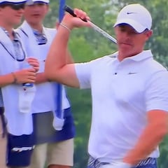 Rory McIlroy delivers one of golf’s greatest club throws at US Open