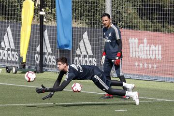 Thibaut Courtois y Keylor Navas. 