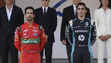 Lucas di Grassi y Sebastien Buemi.
