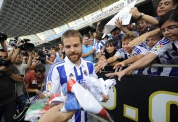 Presentación de Illarramendi como nuevo jugador de la Real Sociedad.