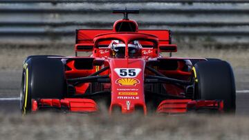 Carlos Sainz (Ferrari SF71H). F1 2021. 