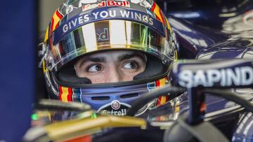 Carlos Sainz en el Toro Rosso.