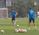 El Madrid vuelve a entrenar con la mente puesta en el Athletic