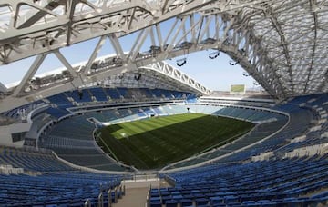 Fisht Olympic stadium which will host Spain v Portugal