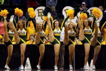 Las animadoras de los Baylor Bears.