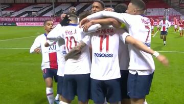 Resumen y goles del Brest vs. PSG de la Ligue 1