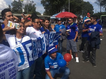 El color de la afición para el Cruz Azul vs Veracruz en imágenes