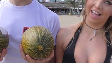 Master Pranks firman una broma de cámara oculta con un par de melones en Barcelona.