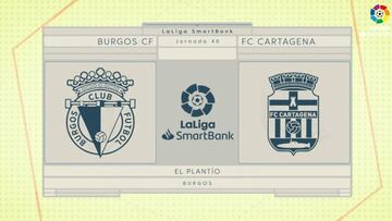Resumen y goles del Burgos vs. Cartagena de LaLiga SmartBank
