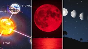 Eventos astronómicos para marzo del 2025: fases lunares, equinoccio de primavera, y Luna llena de Gusano