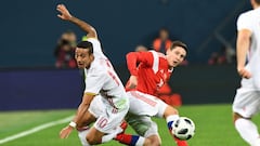 Russia 3-3 Spain in pictures
