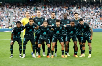 El once inicial de la Unión Deportiva Almería. 