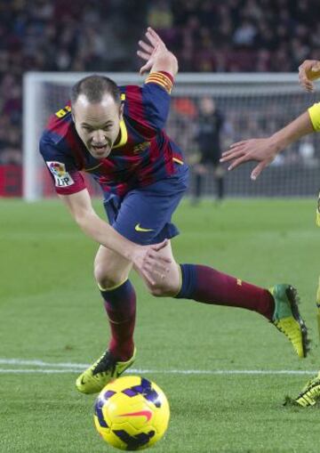 Barcelona-Villarreal. Andrés Iniesta.
