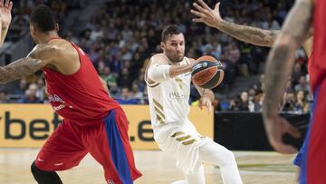 Rudy Fern&aacute;ndez, durante el partido contra el CSKA.