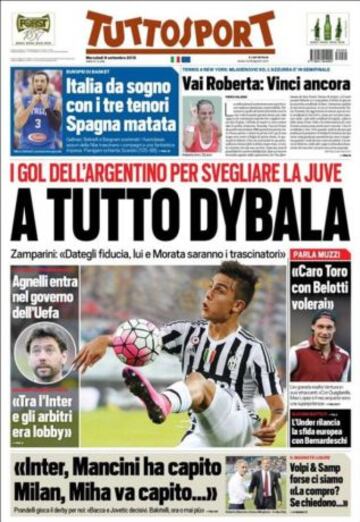 Portadas de la prensa deportiva