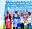 Homenaje a las pioneras en Alcalá: “Gritasteis al mundo “soy mujer y soy futbolista”