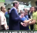 Tensión en el Mineirao: increpado Benedetto por un asistente