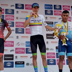 Kevin, Andrés y Edwin, el podio sub 23 y sus historias del ciclismo