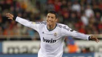 Cristiano celebra un gol. 