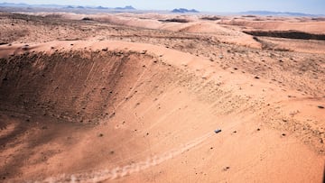 215 KROTOV Denis (kgz), ZHILTSOV Konstantin, Overdrive Racing, Toyota Hilux, FIA Ultimate, FIA W2RC, action during the Stage 9 of the Dakar 2024 on January 16, 2024 between Hail and Al Ula, Saudi Arabia