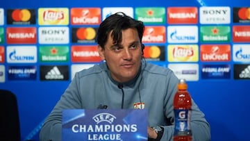 Vincenzo Montella, t&eacute;cnico del Sevilla